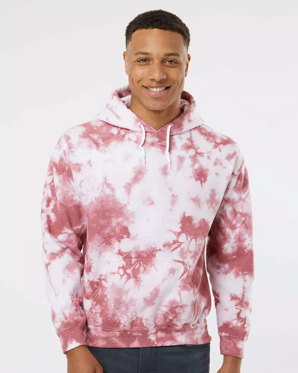 Dyenomite Blended Tie-Dyed Hooded Sweatshirt