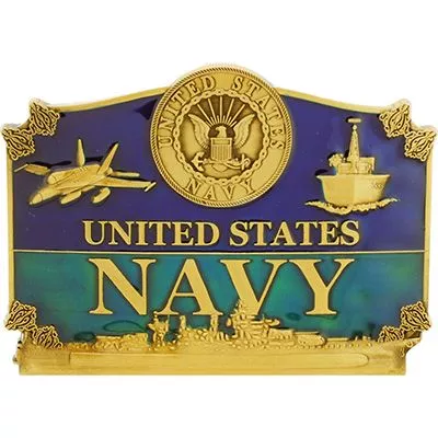 Eagle Emblems Buckle-USA Action