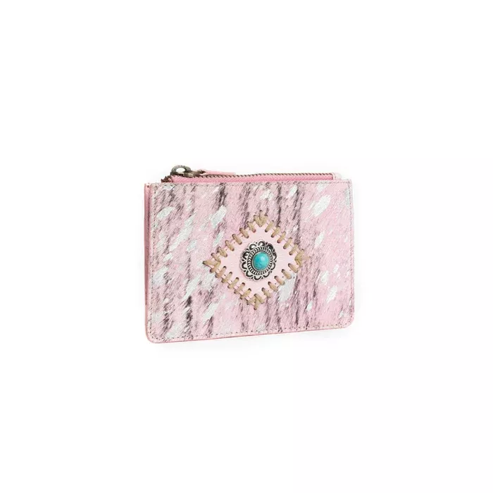 Eye of the Goddess Credit Card Wallet in Pink