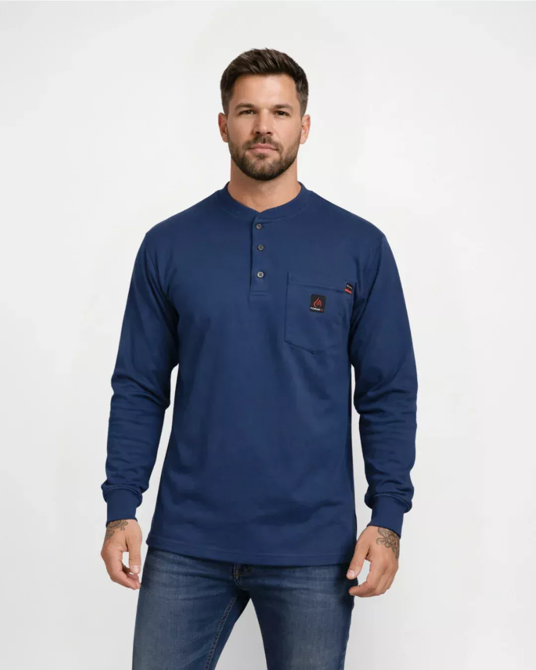 Forge FR Henley MFRHNLY-LW