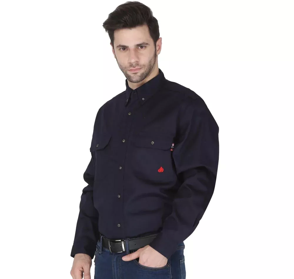 Forge Fr Men's Button Long Sleeve Shirt - MFRLB2PS-024