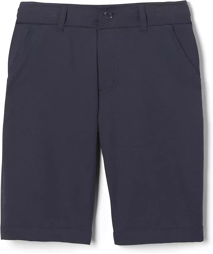 French Toast - Flat Front Stretch Performance Shorts - Navy / Khaki