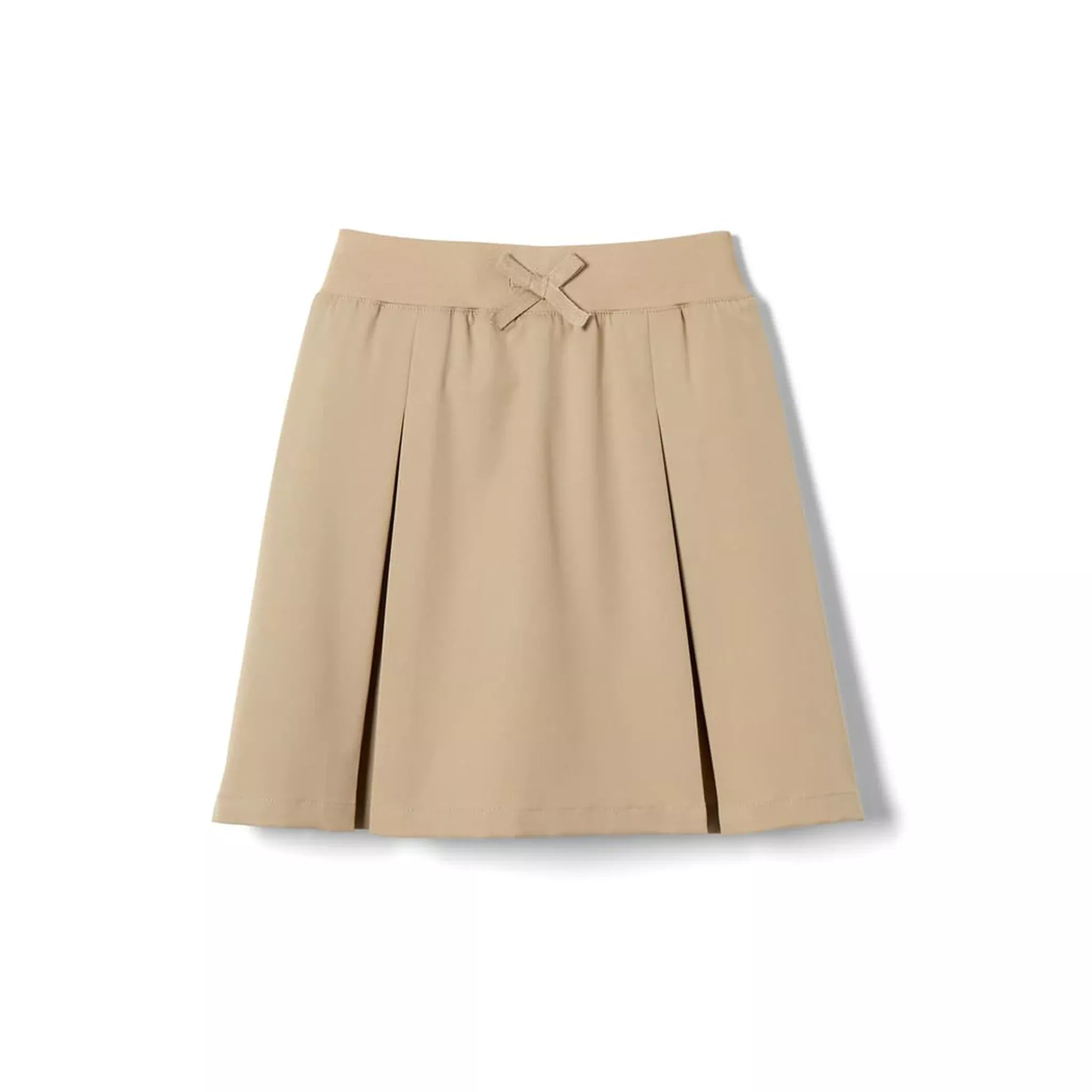 French Toast Pull-On Kick Pleat Performance Skort