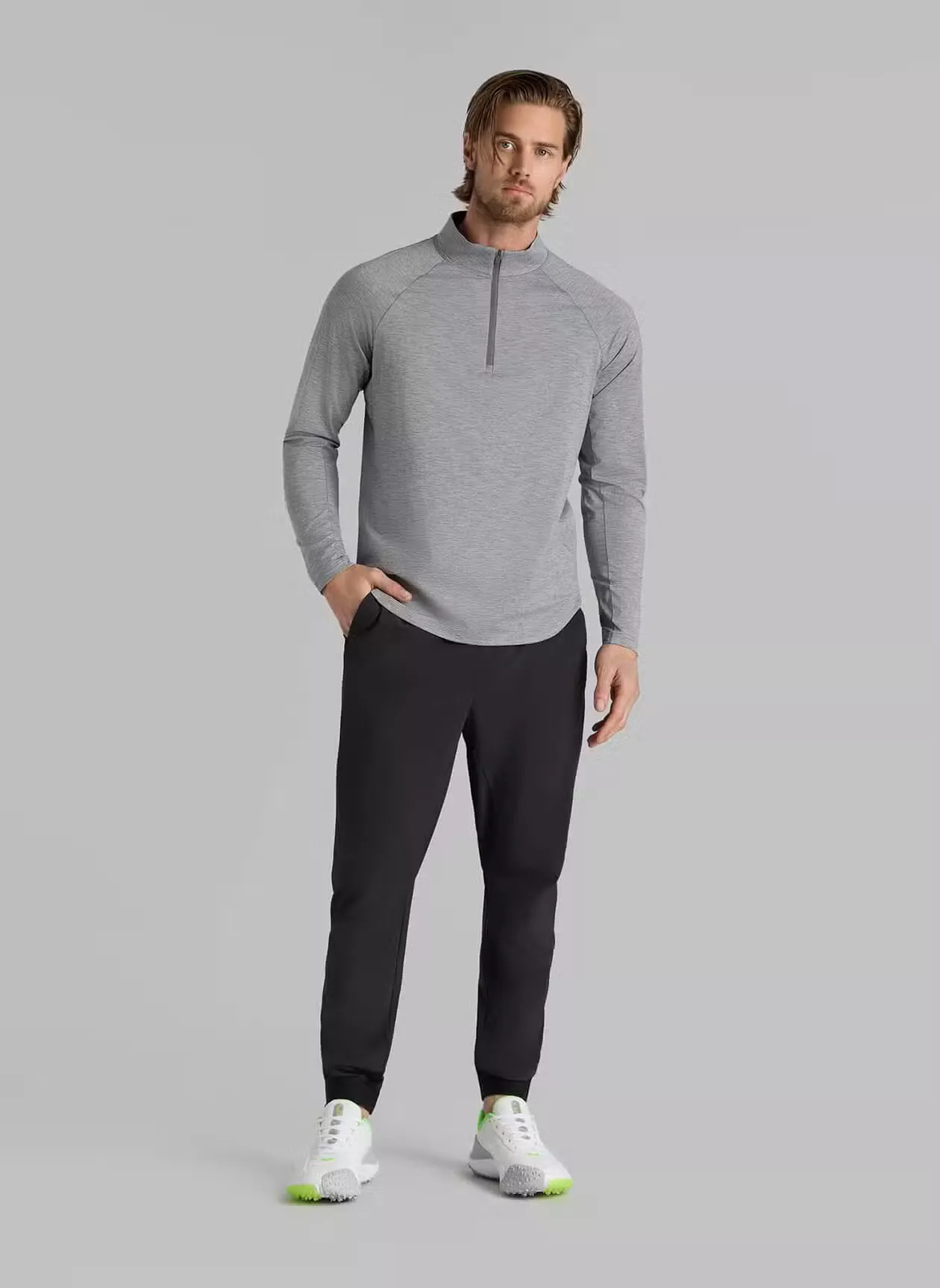 G Fore – Mens Tech Melange Quarter-Zip