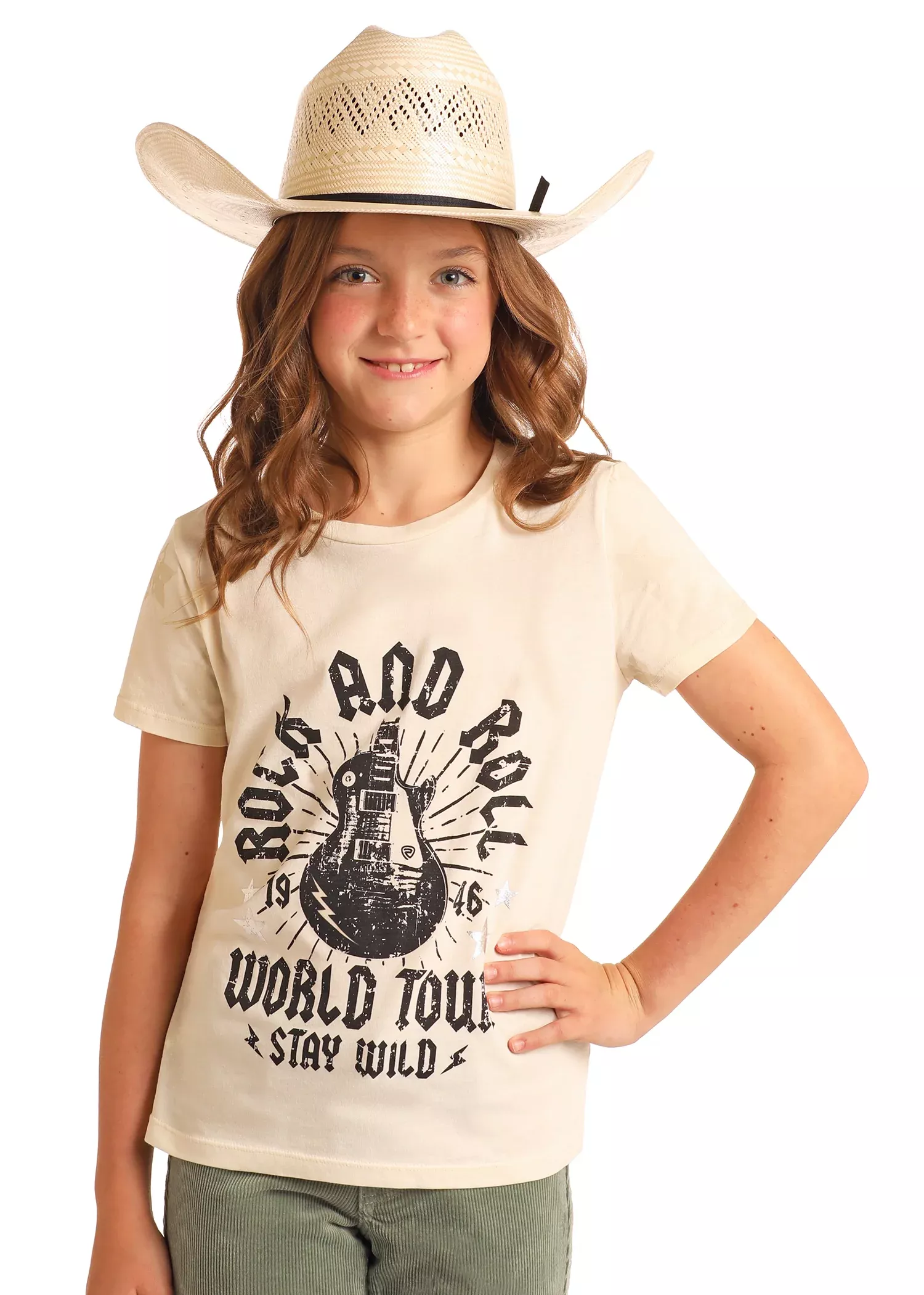 GIRL'S Star Print Tee