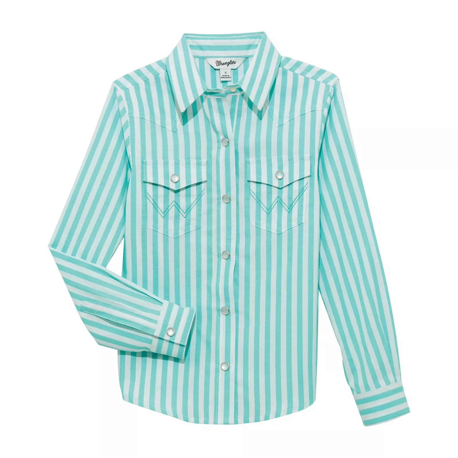 Girl's Western Top - Teal