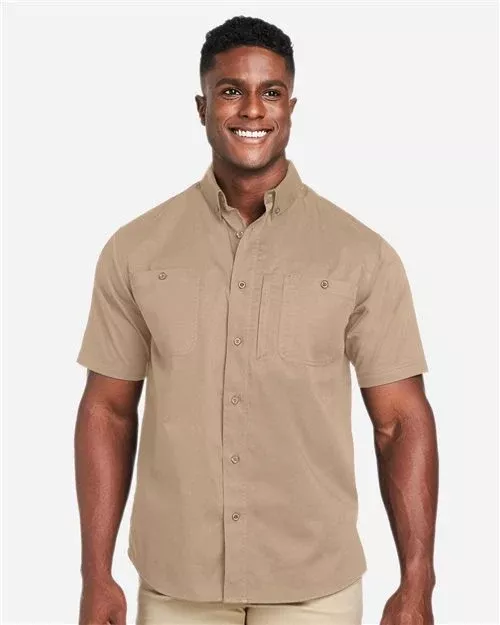 Harriton M585 Men's Advantage IL Short Sleeve Work Shirt