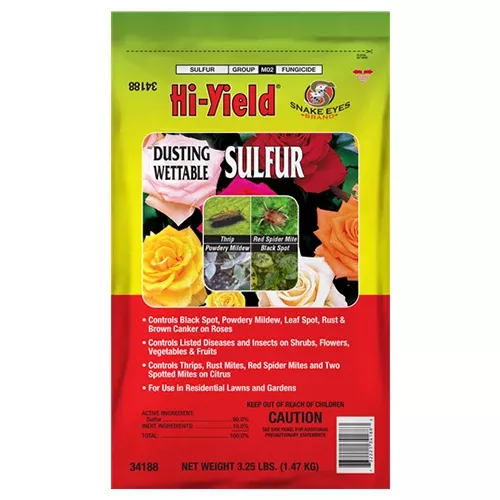 Hi-Yield Dusting Wettable Sulfur - 3.25 lb
