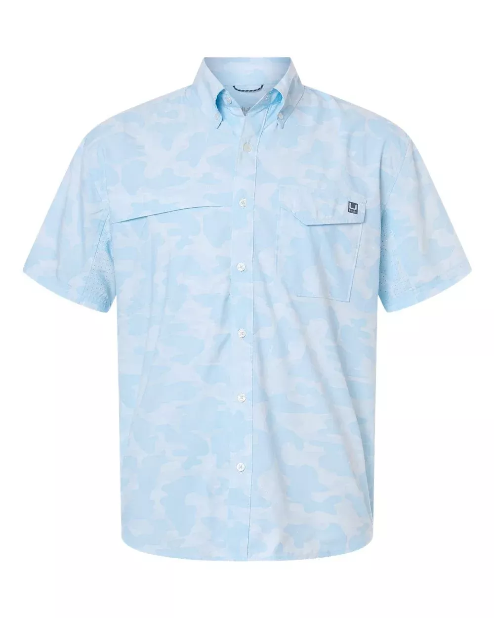 HUK Men’s Tidepoint Printed Short Sleeve Shirt
