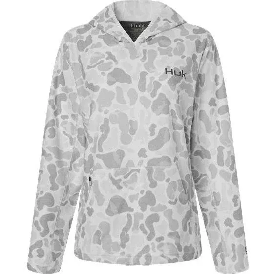 HUK - Women's Coldfront+ KC Print Hooded Sweatshirt