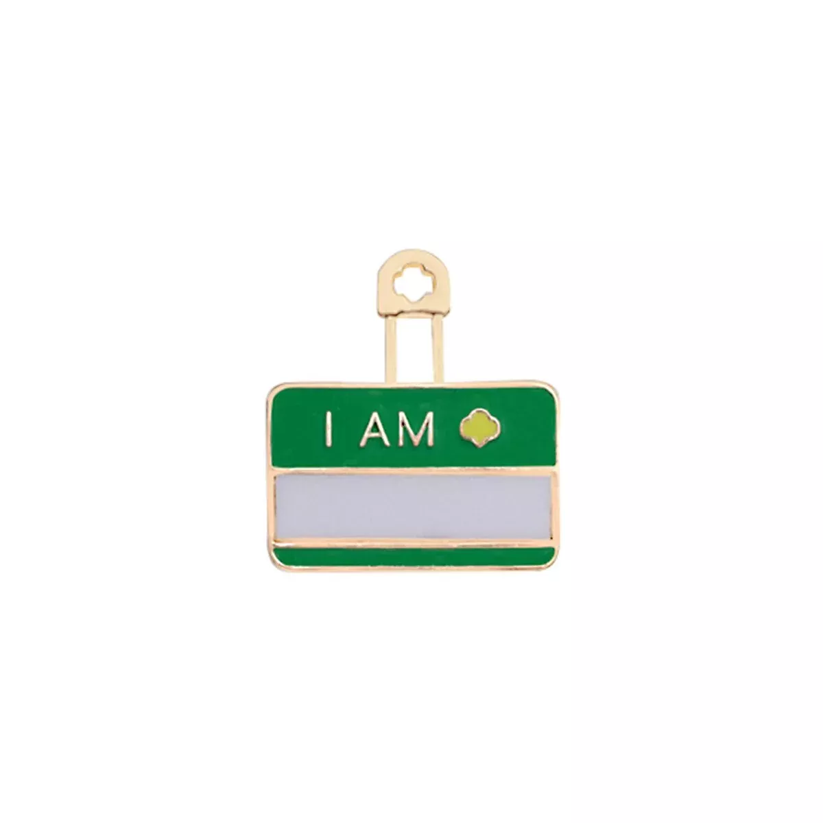 I AM Name Tag Personal Pin