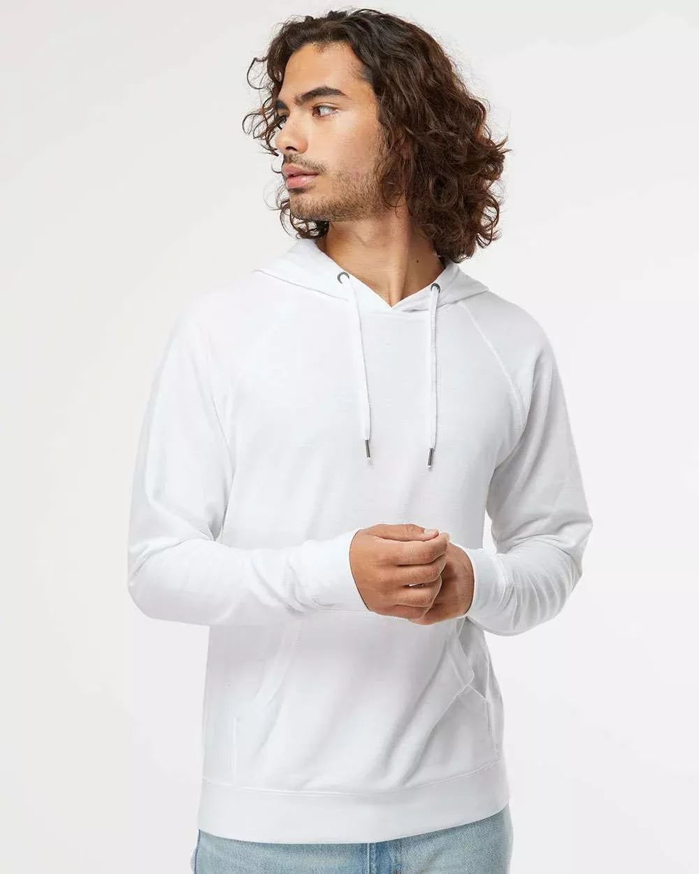 Independent Trading Co. Icon Lightweight Loopback Terry Hooded Sweatshirt