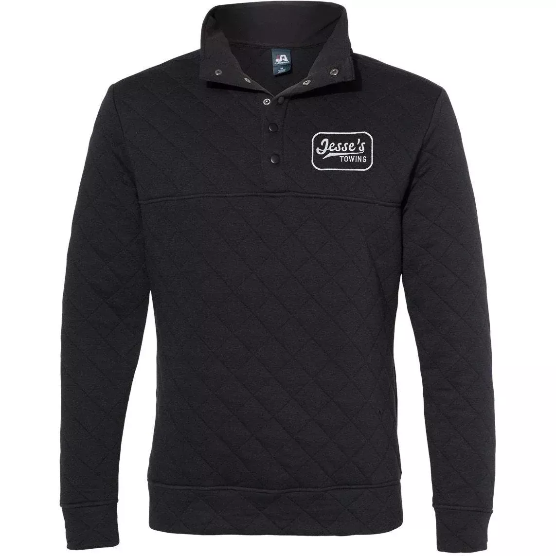 J America Quilted Snap Pullover