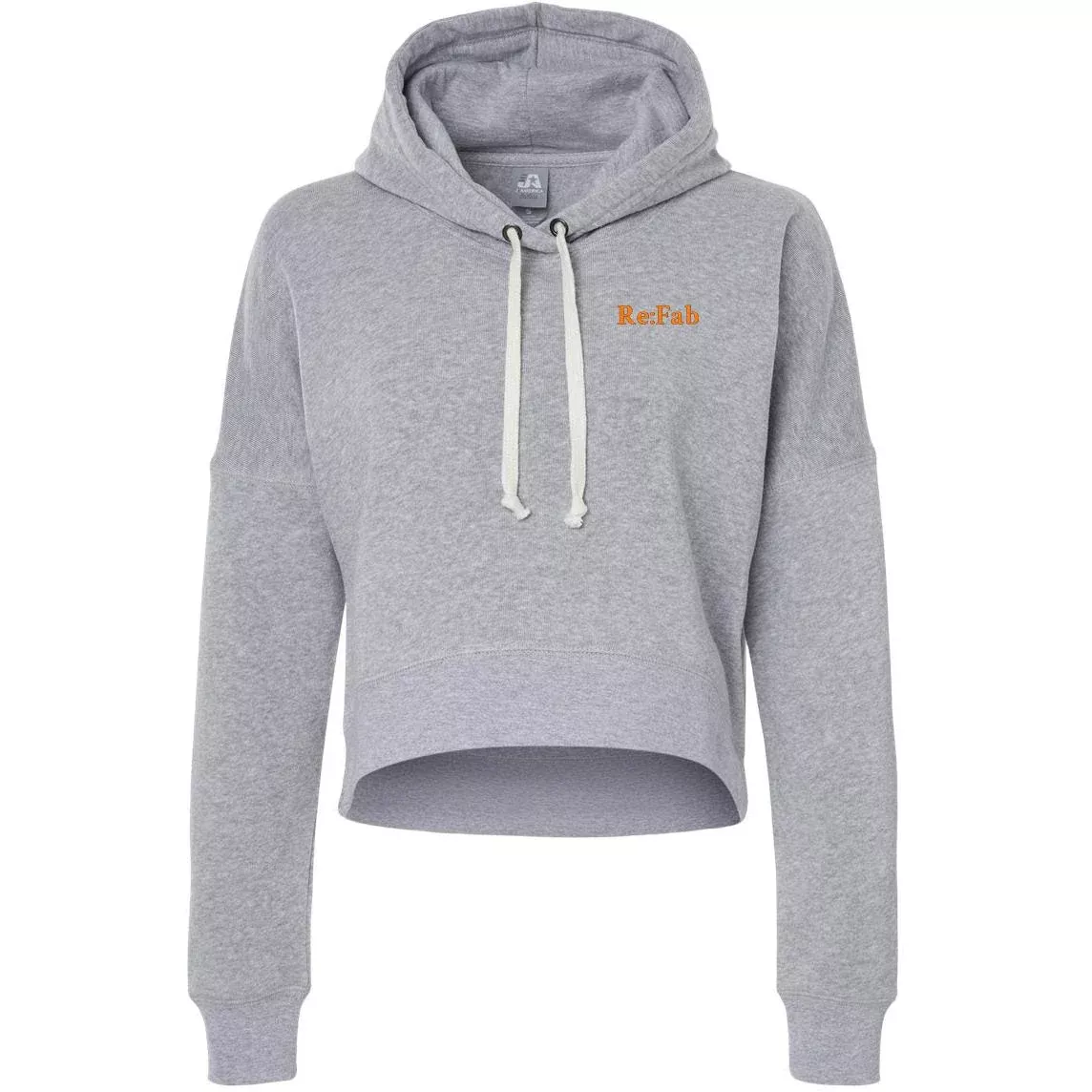J. America Women’s Crop Hooded Sweatshirt