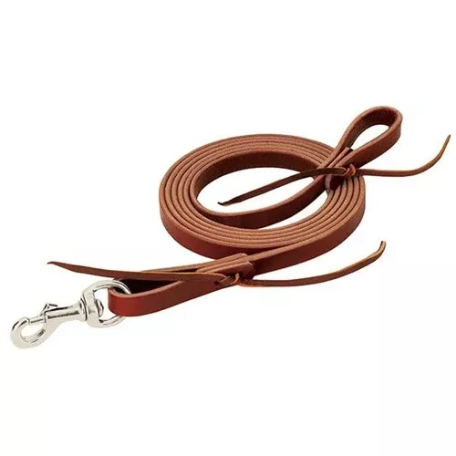 Latigo Leather Flat Roper Rein, 5/8" x 8'