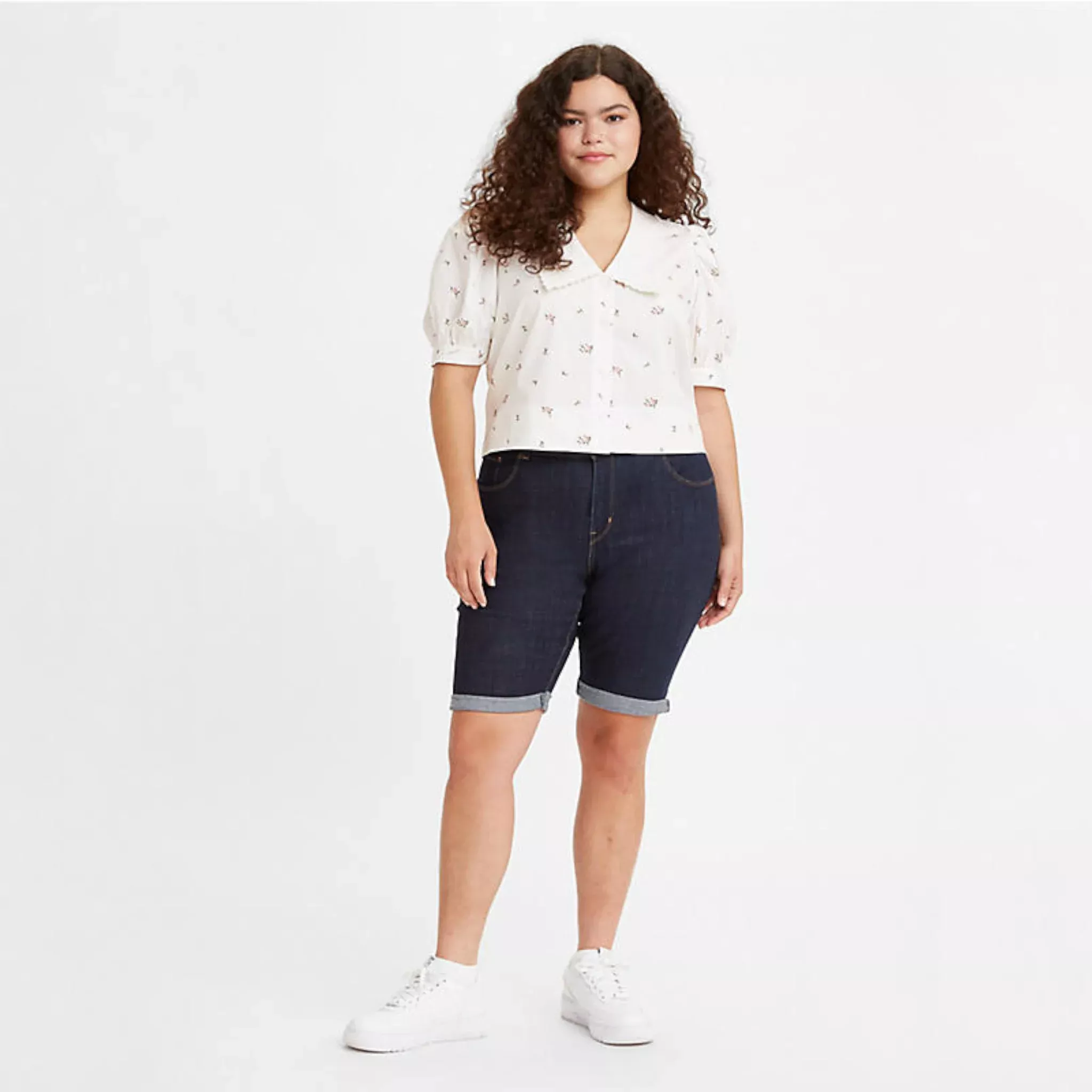 Levi's Classic Bermuda Women's Shorts - Lapis Royal Rinse