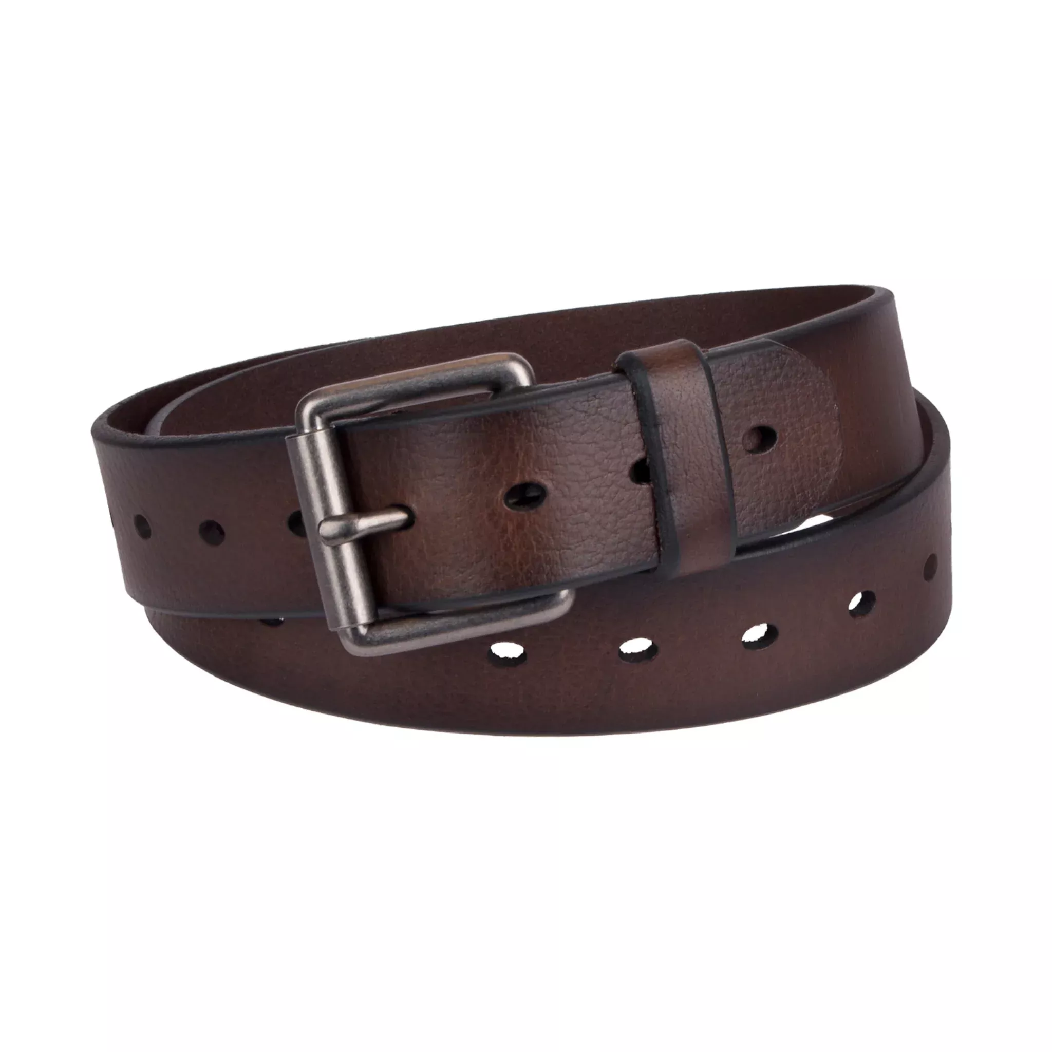 Levi's Men's 38mm Brown Oblong Perf Hole Belt - 11LV1269