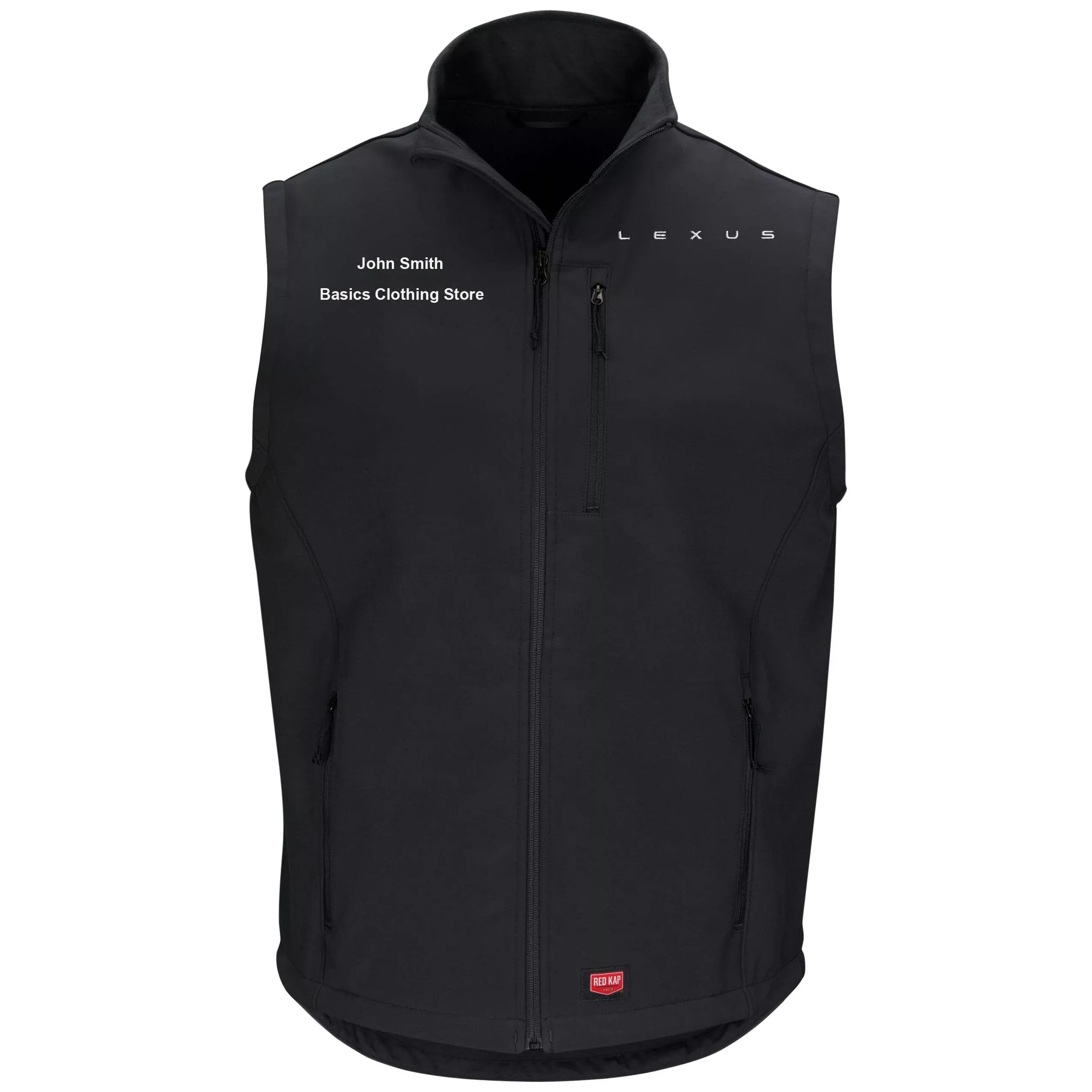 Lexus Soft Shell Vest - Black- 5586BK