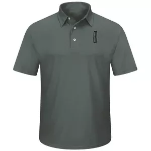 Lincoln Mens Performance Knit Flex Series Pro Polo - Grey - 5221GY