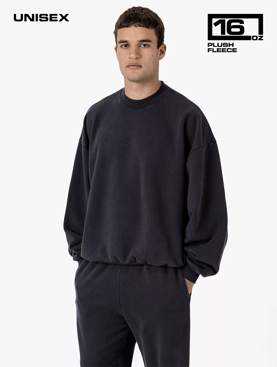 Los Angeles Apparel – 16oz. Plush Fleece Crewneck
