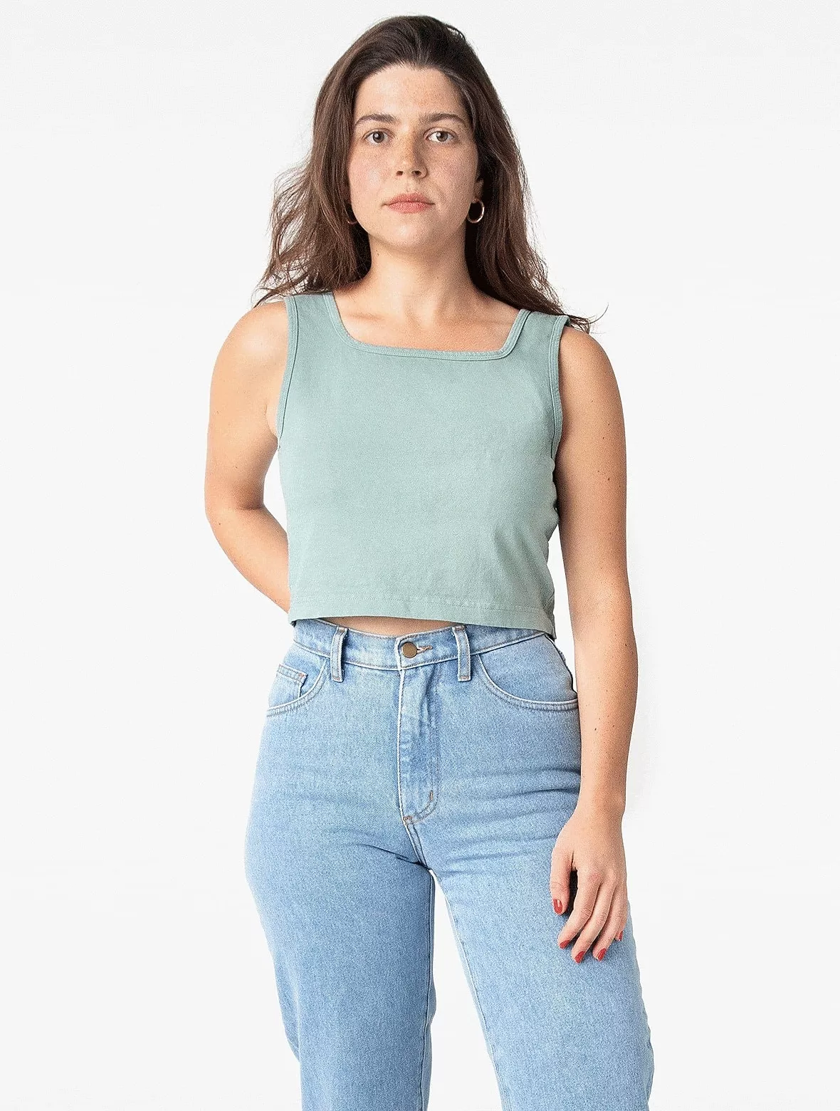 Los Angeles Apparel – 6.5 Oz Garment Dye Crop Tank