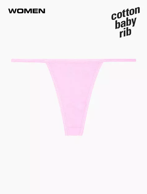 Los Angeles Apparel – Baby Rib Thong