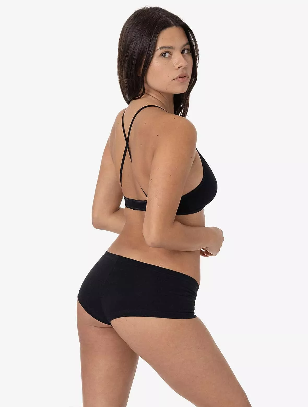 Los Angeles Apparel – Cotton Spandex Jersey Hot Shorts