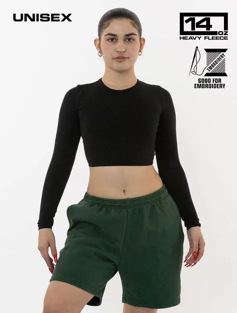 Los Angeles Apparel – Heavy Fleece Mid Short Garment Dyed
