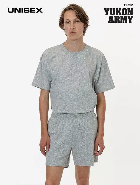 Los Angeles Apparel – Mock Twist Gym Short 8oz