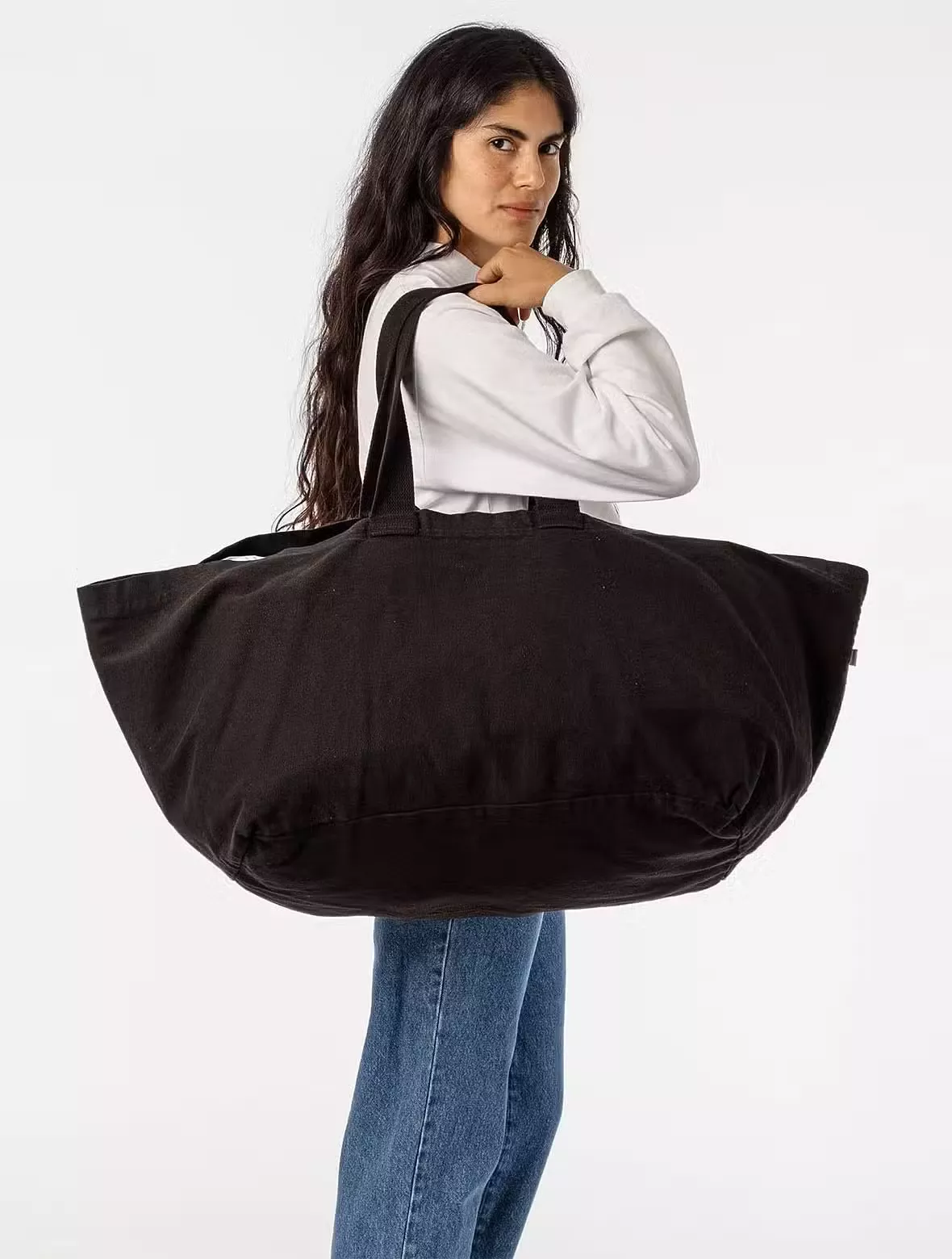 Los Angeles Apparel – Oversize Bull Denim Bag