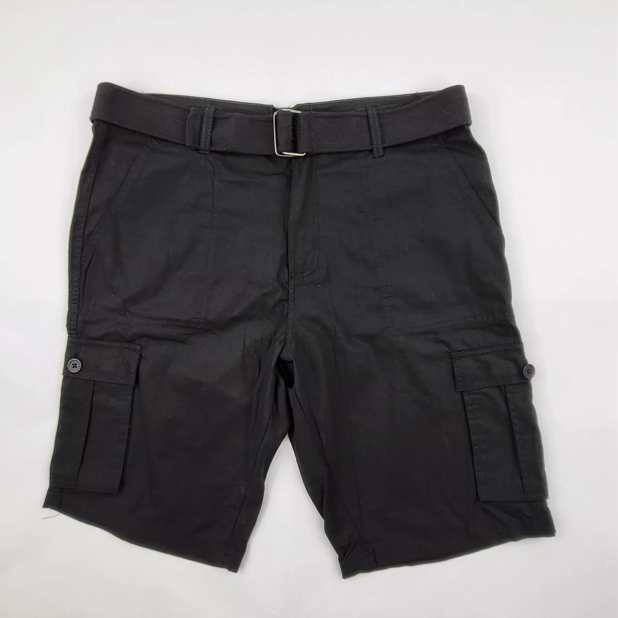 LR Scoop Cargo Shorts, Black, 32W, Clearance - ALS80-BK