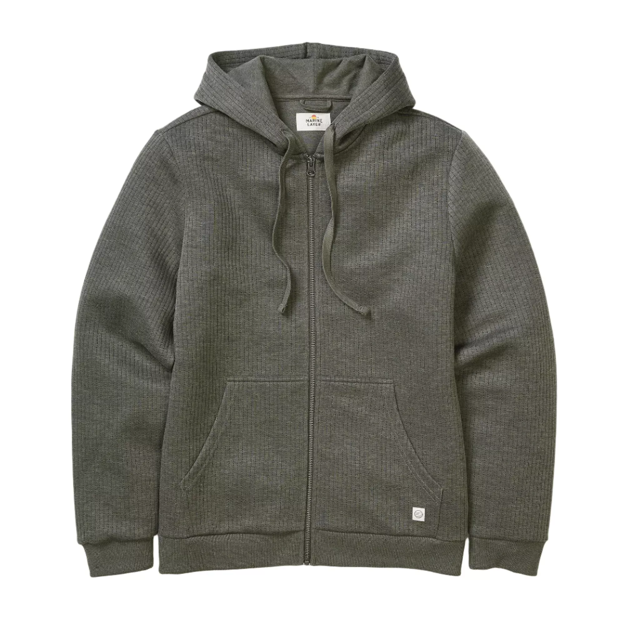 Marine Layer - Corbet Quilted Full-Zip Hoodie