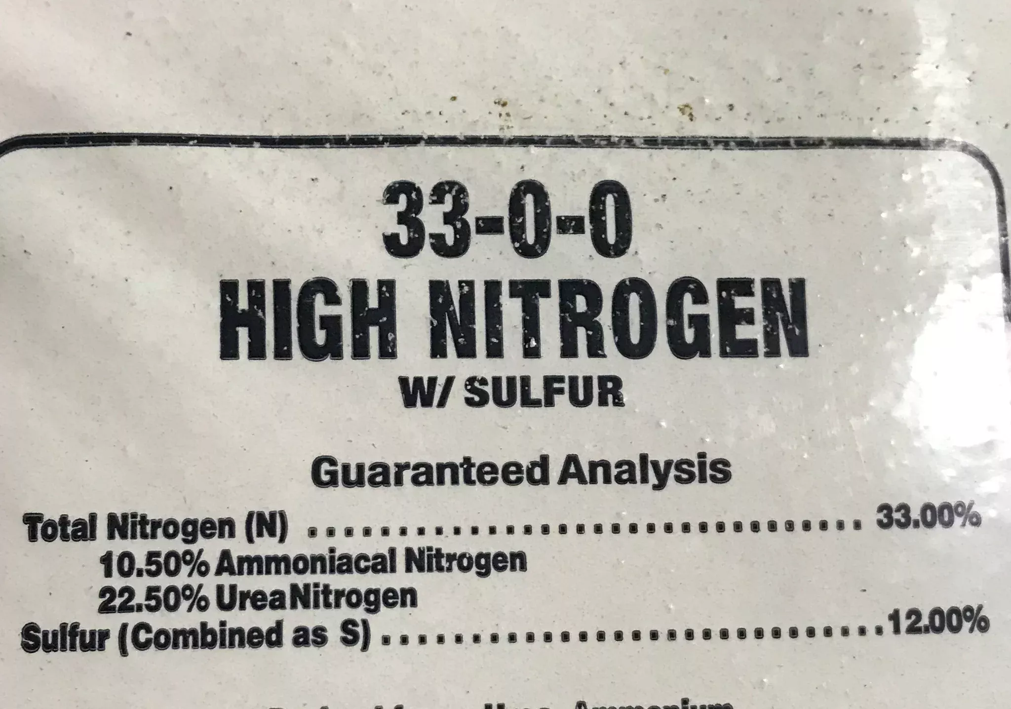 Nitrogen 33-00-00