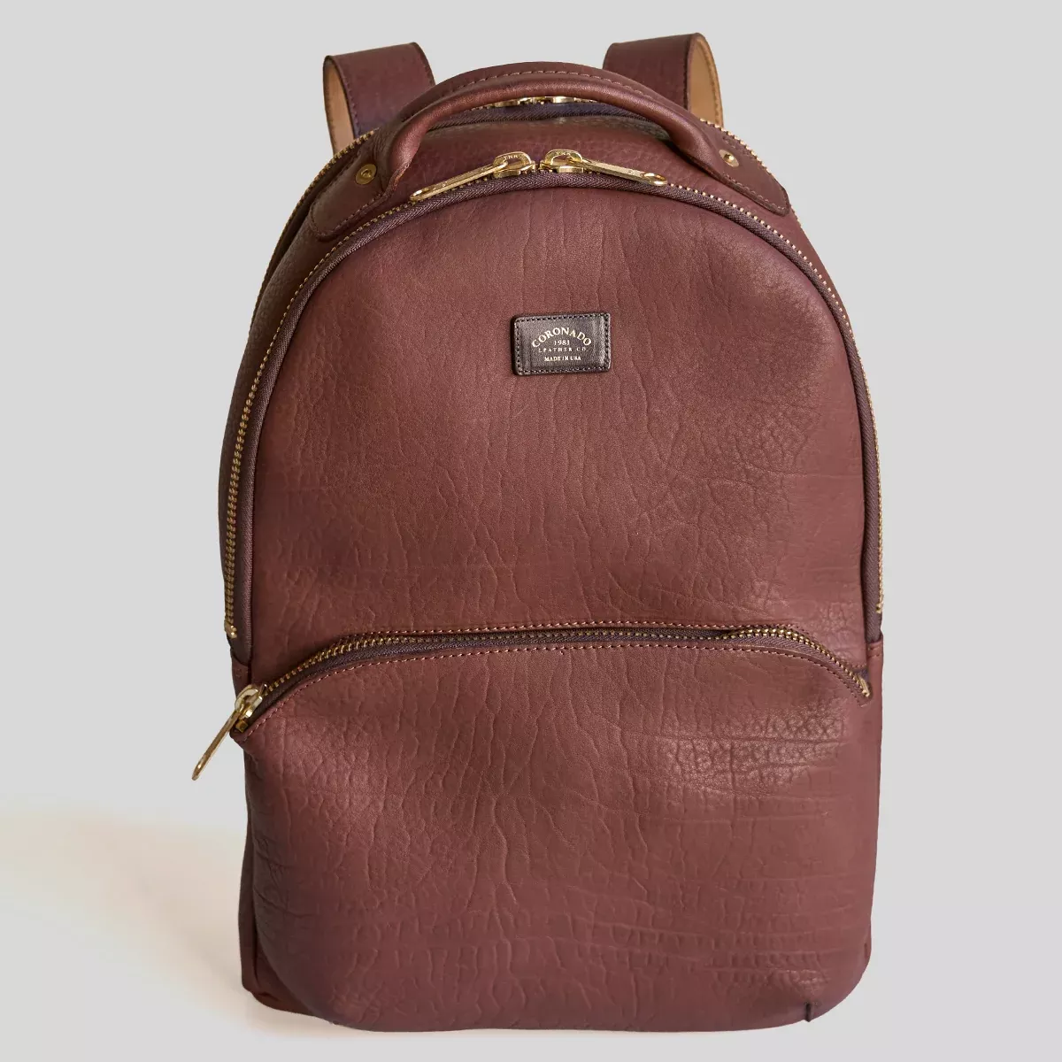 No.950 Clark II Backpack | Olive-Tanned Chocolate Bullhide