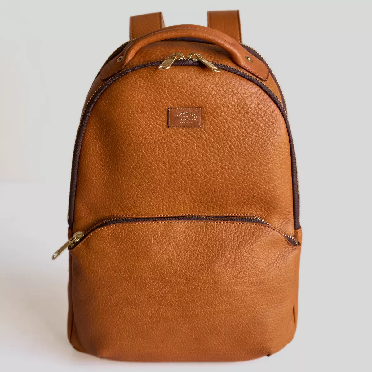 No.950 Clark II Backpack | Olive-Tanned English Tan Bullhide