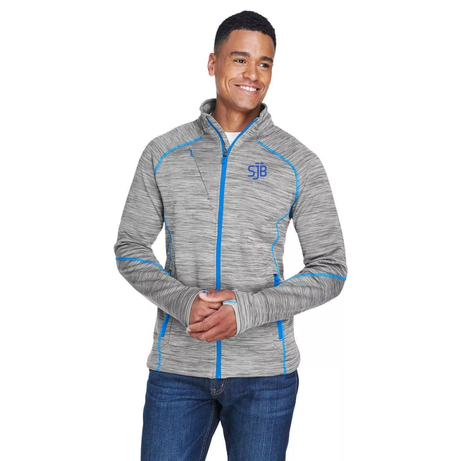 North End Flux Mélange Bonded Fleece Jacket