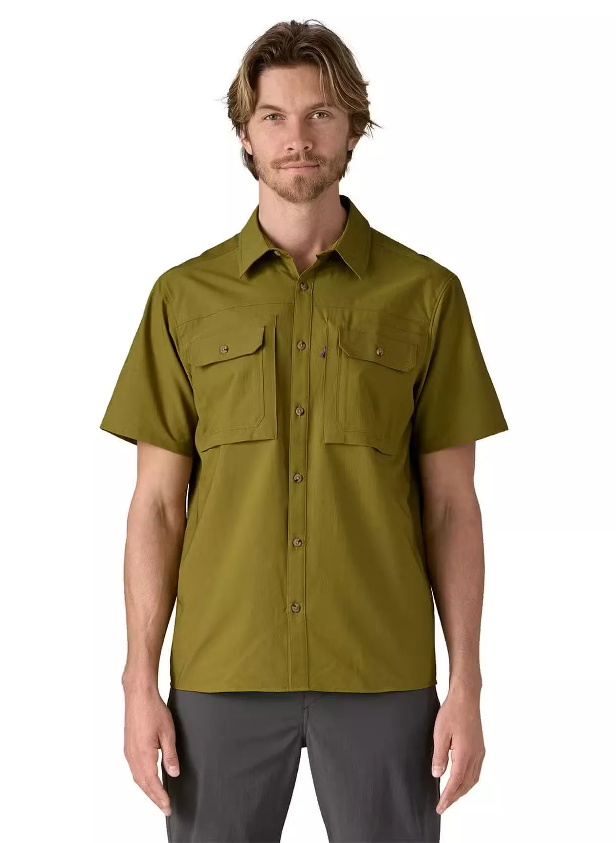 Patagonia Mens Self Guided Short-Sleeve Sun Shirt