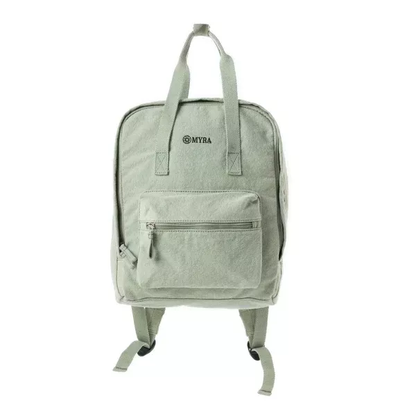 Pioneer Trek Canvas Backpack Bag in Light Green