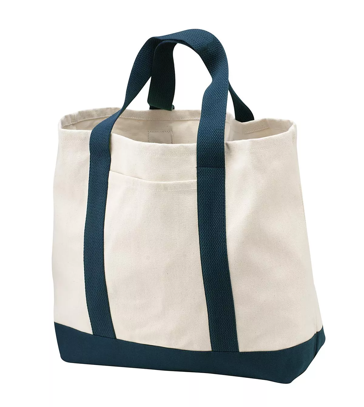Port Authority B400 Ideal Twill Two-Tone Shopping Tote