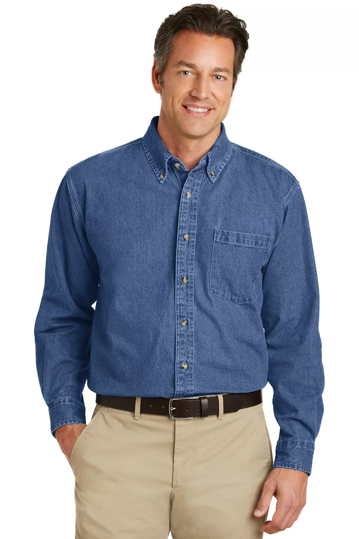 Port Authority S100 Heavyweight Denim Shirt