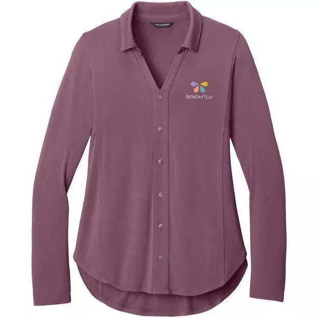 Port Authority Women's Luxe Knit Button Tunic