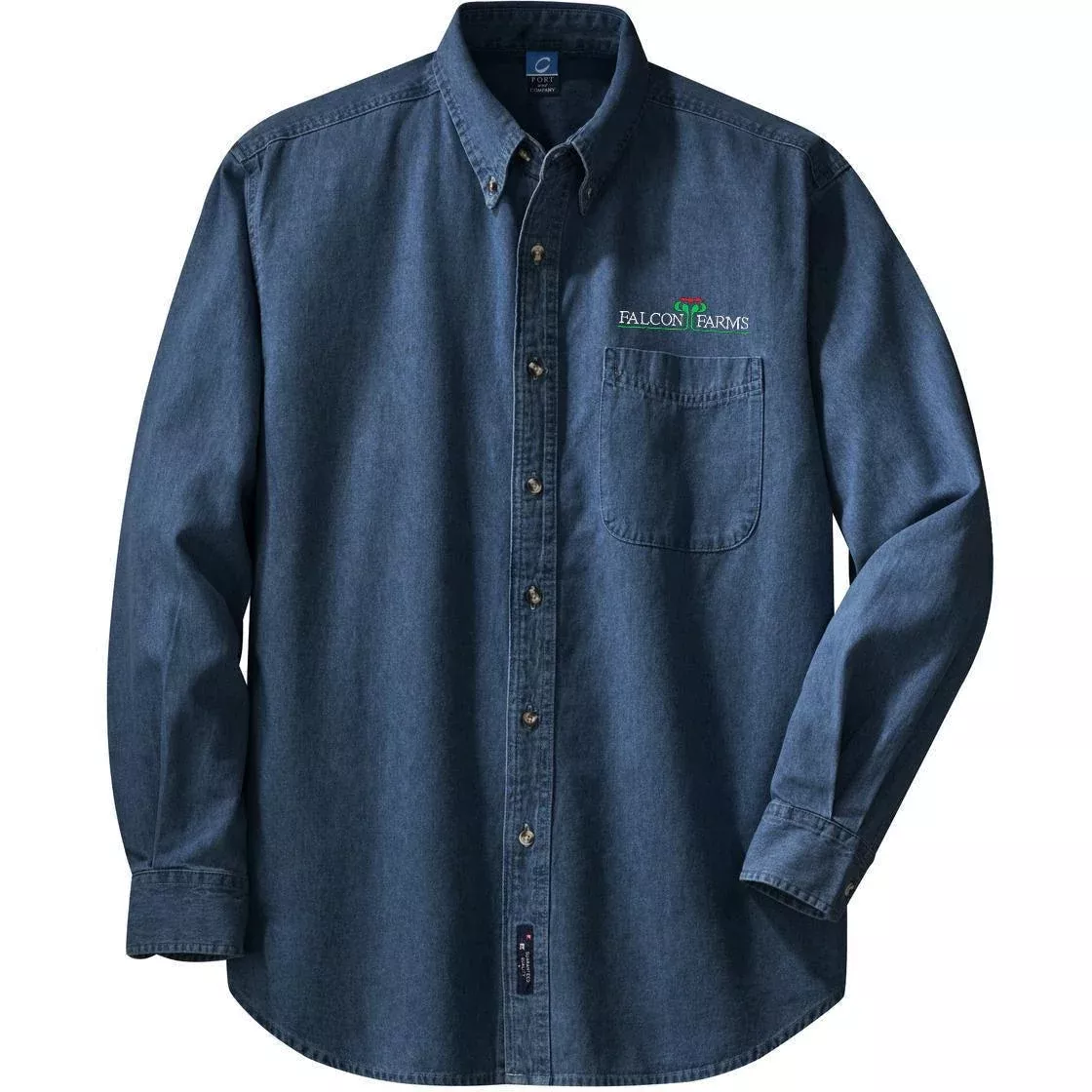Port & Company Long Sleeve Value Denim Shirt