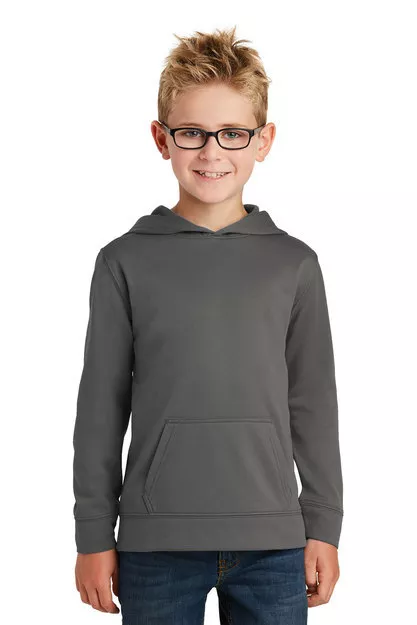 Port & Company – Youth Performance Fleece Pullover Hooded Sweatshirt