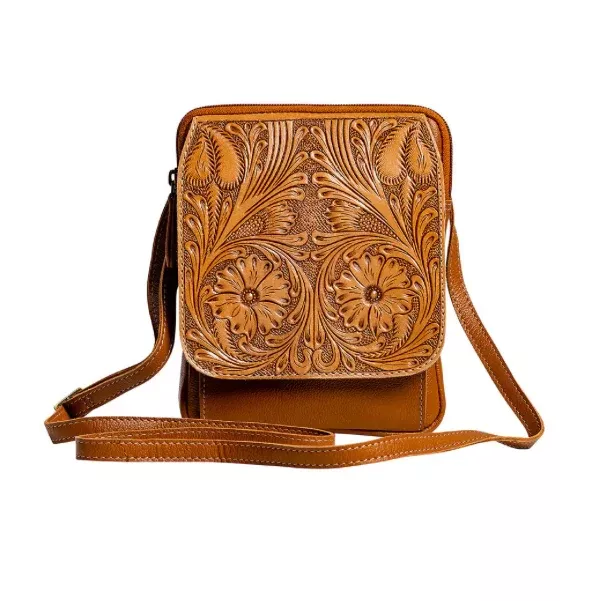 RANCH TRAIL HAND TOOLED BAG