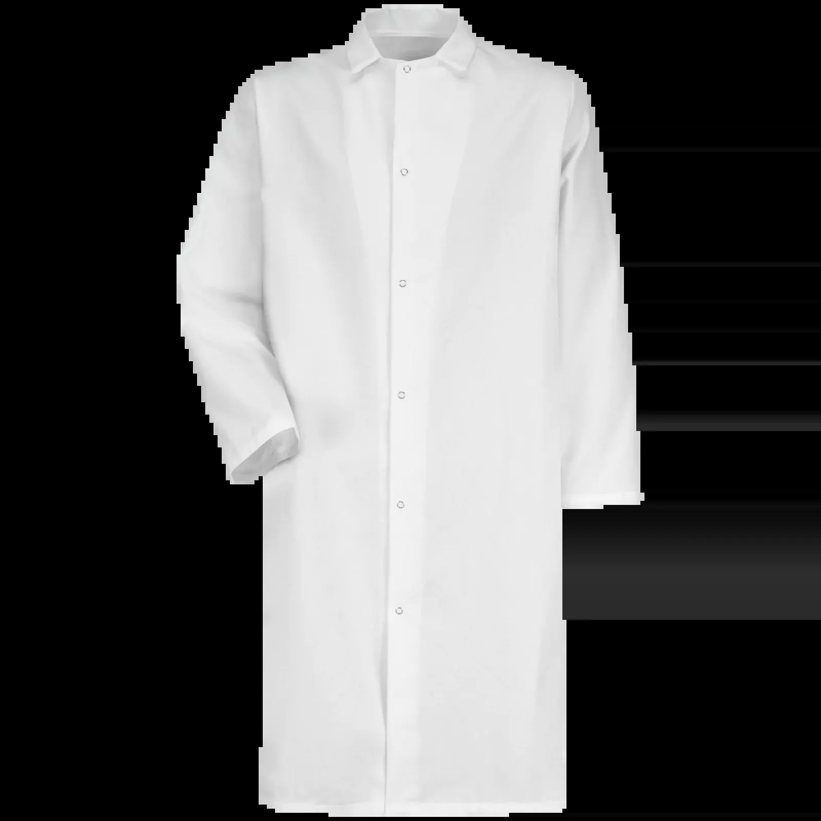 Red Kap Gripper-Front Butcher Frock without Pockets