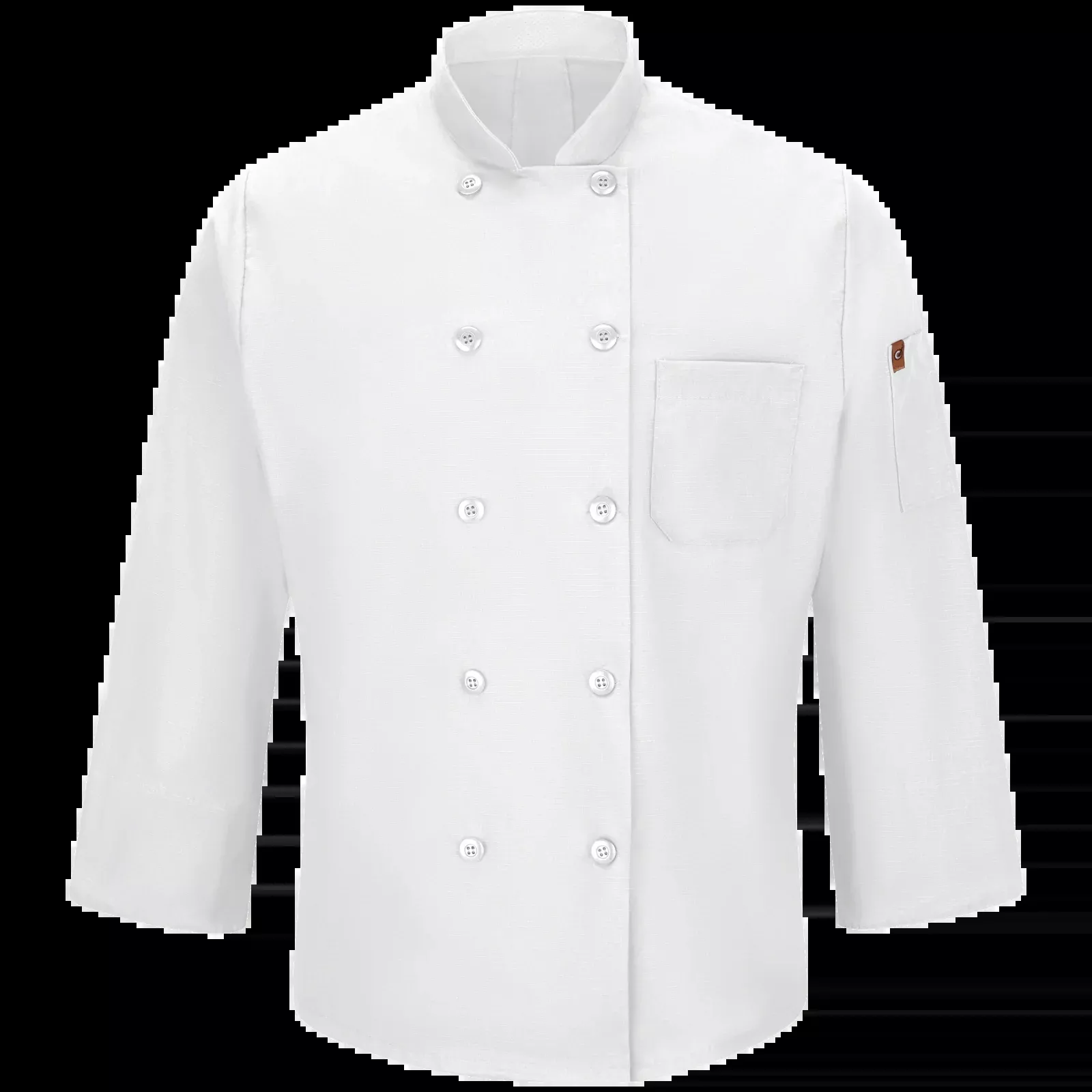 Red Kap Men's Chef Coat with OilBlok + MIMIX