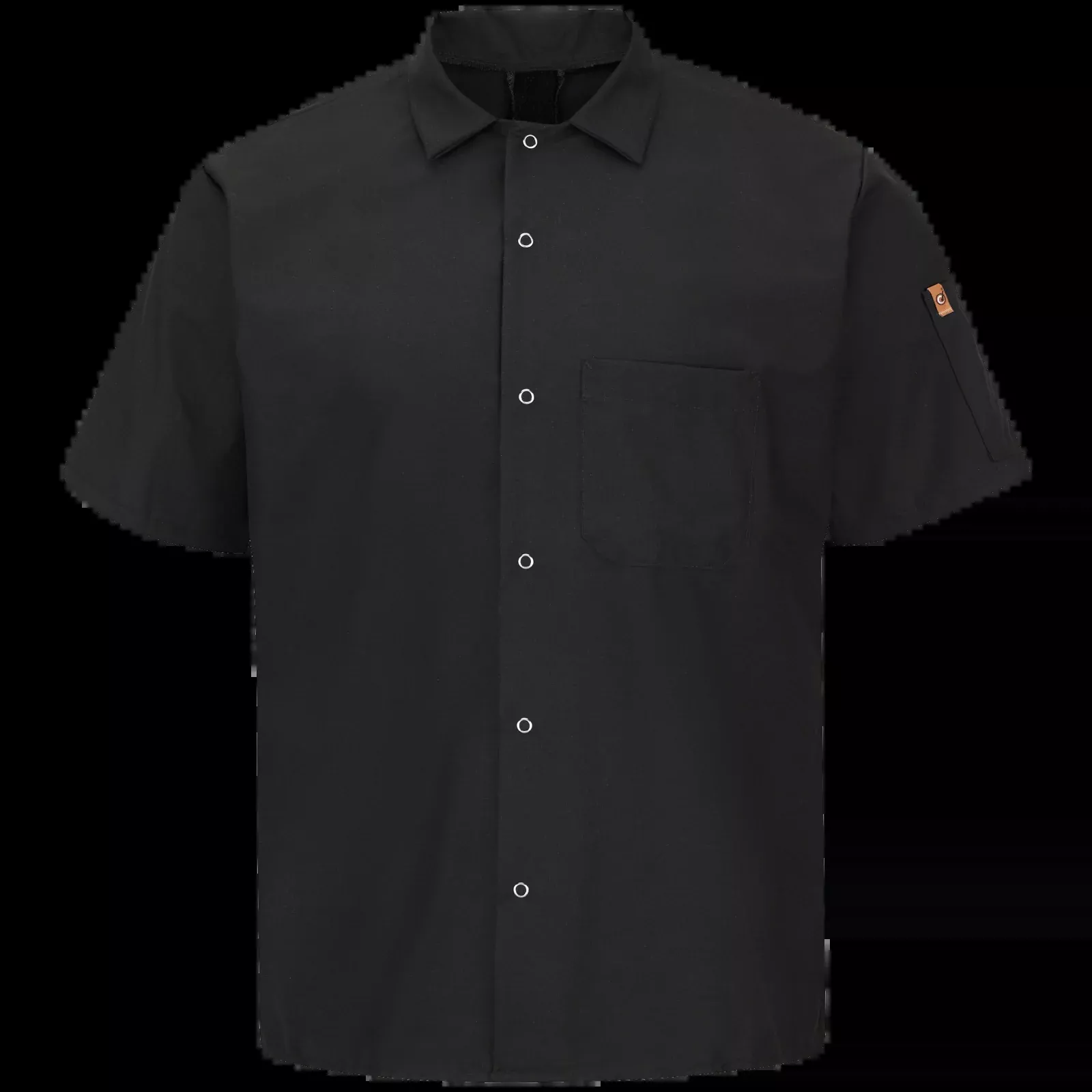 Red Kap Men's Short Sleeve Cook Shirt with OilBlok