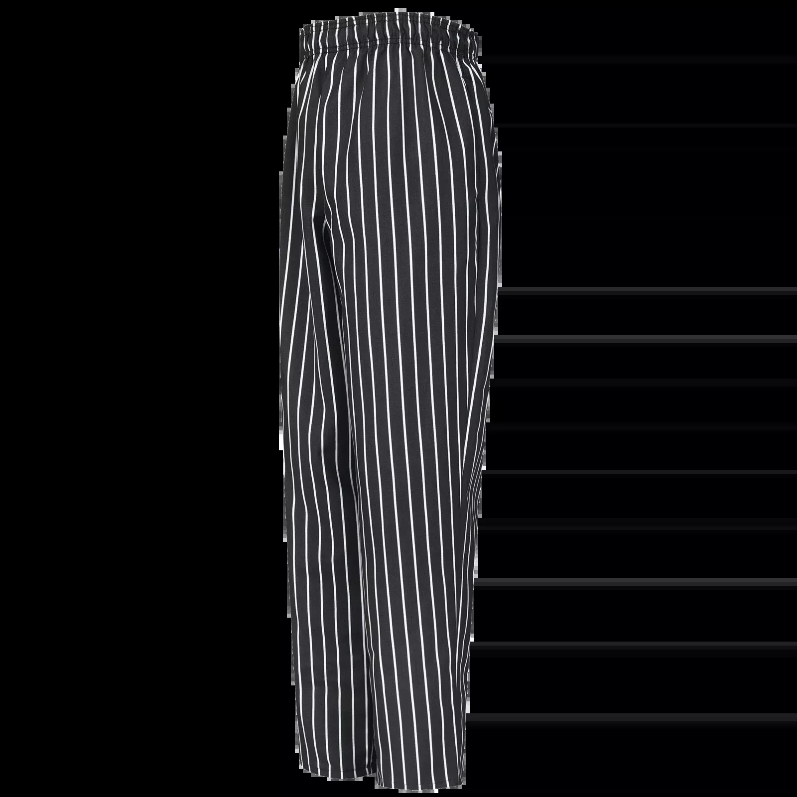 Red Kap Spun Poly Striped Baggy Chef Pant-Chalk Stripe