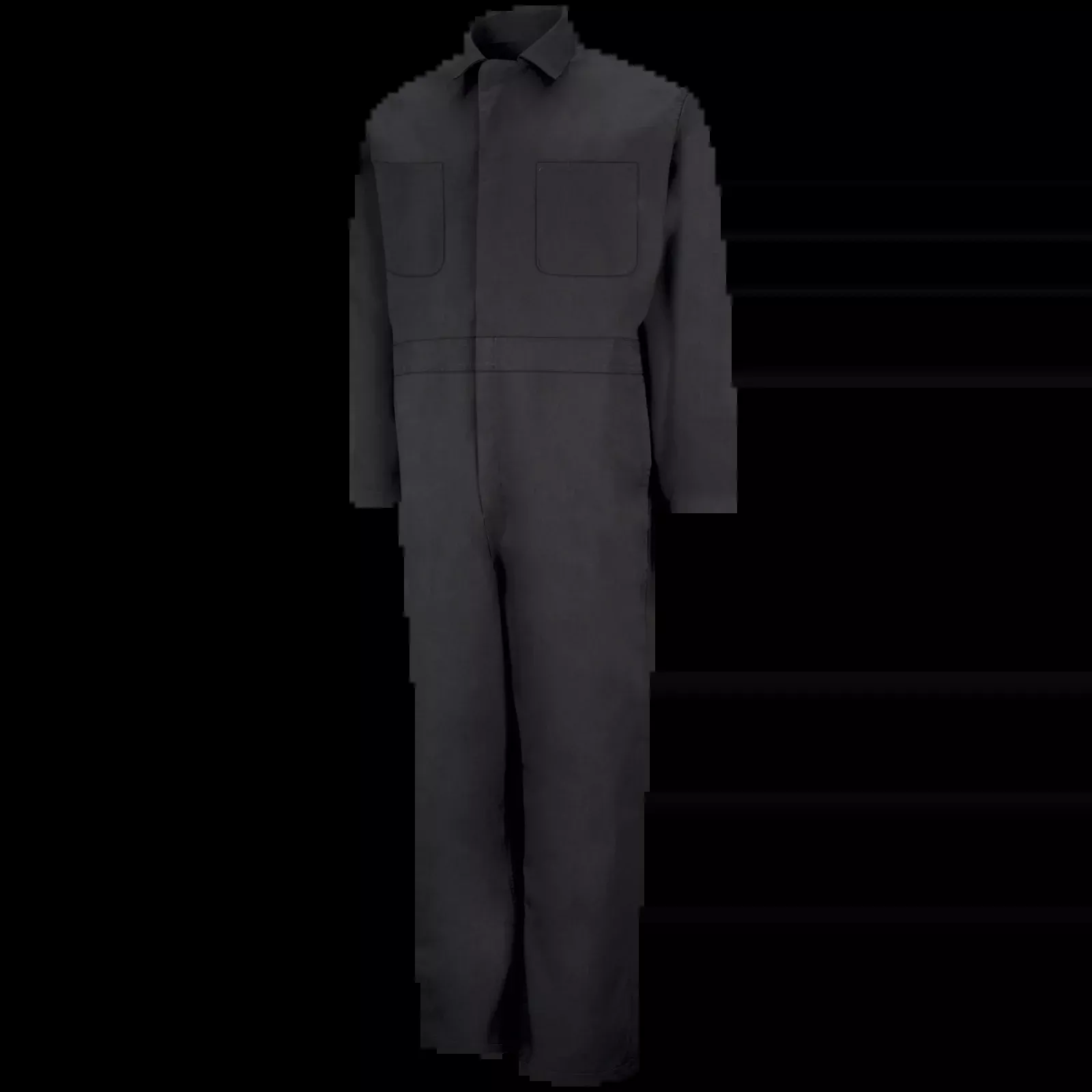 Red Kap Twill Action Back Coverall-Black