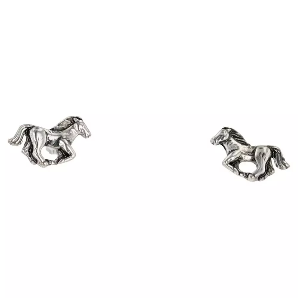 Running Horses Attitude Earrings